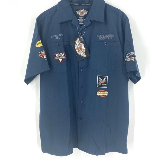 Harley-Davidson Workshirt VTG Biker Bash 2004 NWT - Picture 9 of 10